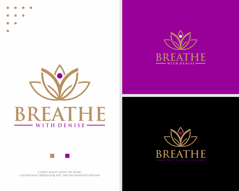 Logo Design entry 2783434 submitted by juang_astrajingga to the Logo Design for Breathe With Denise run by deniselee