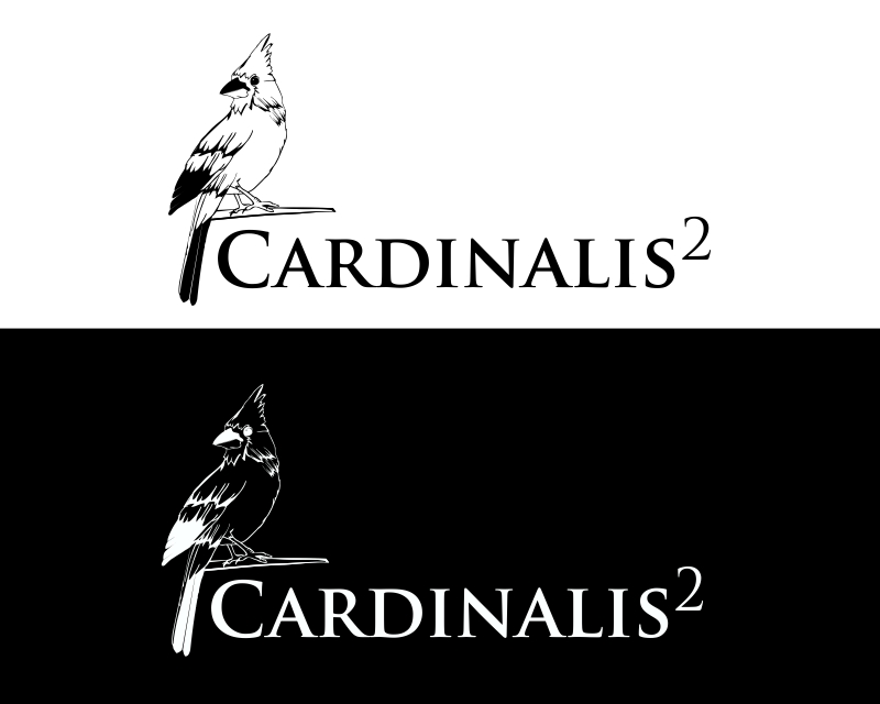 Logo Design entry 2781004 submitted by Erlando to the Logo Design for Cardinalis Cardinalis or Cardinalis^2 (as in squared, the exponent) run by bookiesbookstores