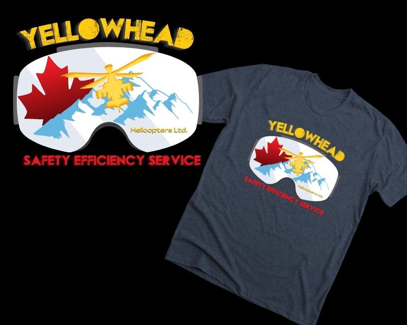 T-Shirt Design entry 2781539 submitted by MelizardWorks to the T-Shirt Design for Yellowhead Helicopters Ltd. run by Chawpper