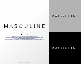 Logo Design Entry 2788945 submitted by DuitMili to the contest for MASCULINE run by Danville
