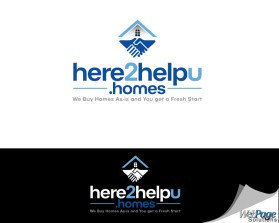 Logo Design Entry 2784133 submitted by webpagesol to the contest for here2helpu.homes run by WREIN2022