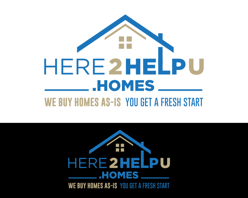 Logo Design entry 2783269 submitted by Erlando to the Logo Design for here2helpu.homes run by WREIN2022