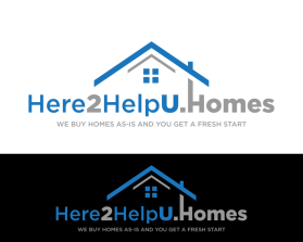 Logo Design entry 2782858 submitted by sella to the Logo Design for here2helpu.homes run by WREIN2022