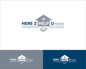 Logo Design Entry 2783363 submitted by nirajdhivaryahoocoin to the contest for here2helpu.homes run by WREIN2022