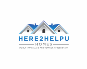 Logo Design Entry 2789949 submitted by nina art to the contest for here2helpu.homes run by WREIN2022