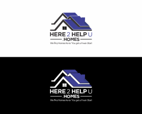 Logo Design Entry 2783137 submitted by onet to the contest for here2helpu.homes run by WREIN2022