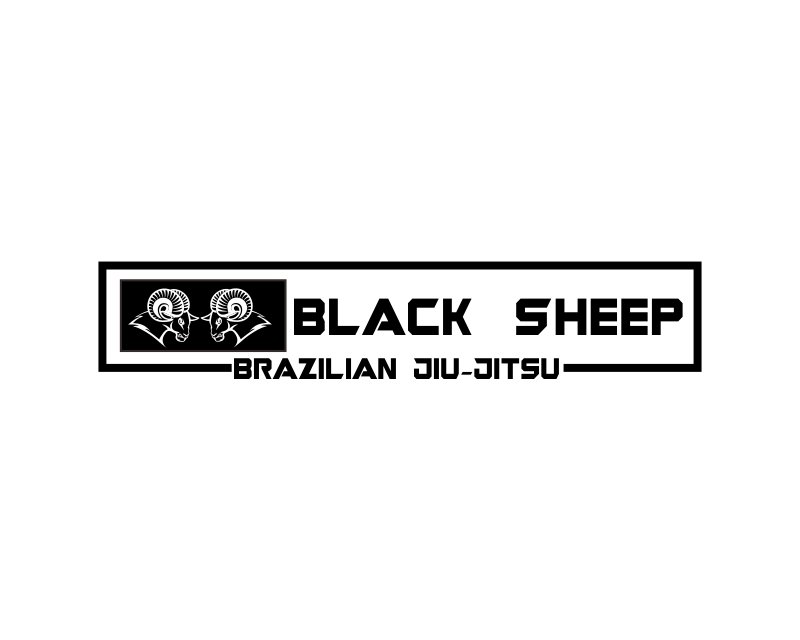 Logo Design entry 2790285 submitted by Ilham Fajri to the Logo Design for Black Sheep Brazilian Jiu-Jitsu run by kvanveen