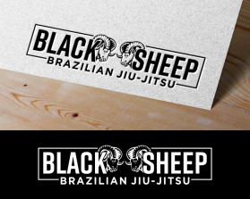 Logo Design entry 2787459 submitted by Hasbunallah to the Logo Design for Black Sheep Brazilian Jiu-Jitsu run by kvanveen
