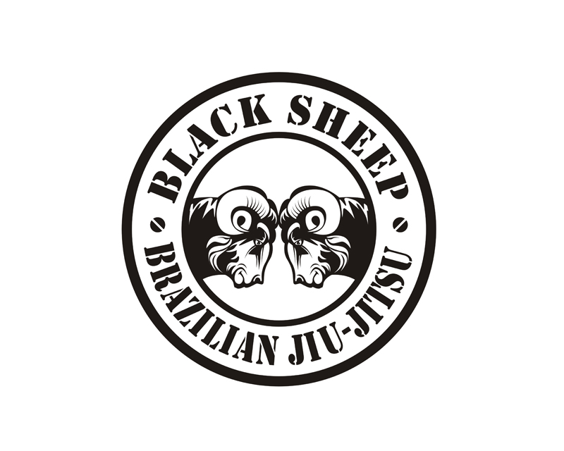 Logo Design entry 2790603 submitted by Suhaimi to the Logo Design for Black Sheep Brazilian Jiu-Jitsu run by kvanveen