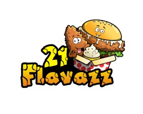 Logo Design entry 2787575 submitted by ecriesdiyantoe to the Logo Design for 21 flavazz run by Bayareafoodz