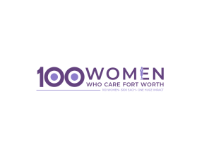 Logo Design Entry 2790061 submitted by Jagad Langitan to the contest for 100 Women Who Care Fort Worth run by 100womenfw