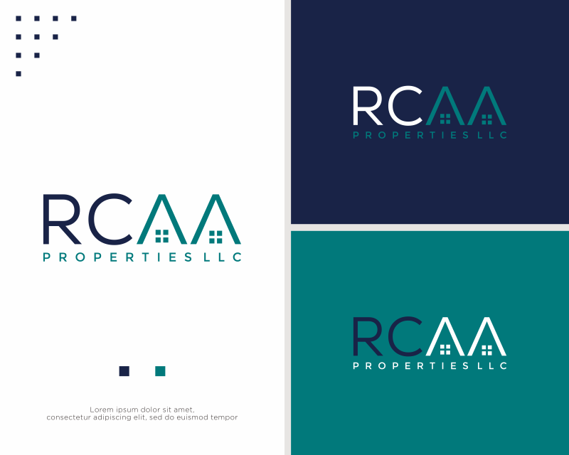 Logo Design entry 2790635 submitted by juang_astrajingga to the Logo Design for RCAA Properties LLC run by rcaaproperties