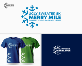 Logo Design Entry 2800837 submitted by prospeo to the contest for Ugly Sweater 5k / Merry Mile run by KatieTCD