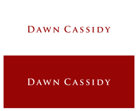 Logo Design entry 2791208 submitted by hard_work to the Logo Design for Dawn Cassidy run by Sourcereur