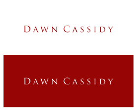 Logo Design entry 2791202 submitted by twdesignstudio to the Logo Design for Dawn Cassidy run by Sourcereur