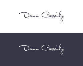 Logo Design Entry 2792694 submitted by Aliv to the contest for Dawn Cassidy run by Sourcereur