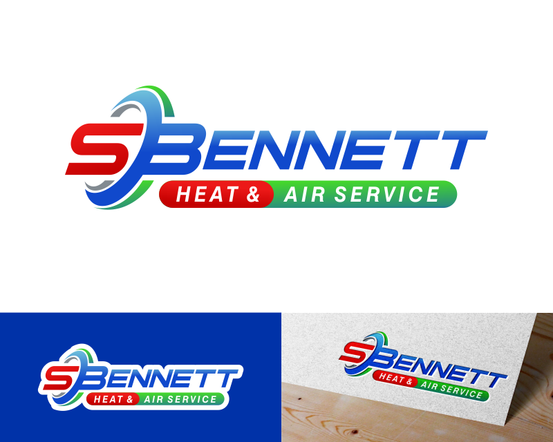 Logo Design entry 2793822 submitted by ej94 to the Logo Design for SB Bennett Heat & Air Service run by bennettj