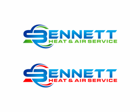 Logo Design entry 2793208 submitted by Ilham Fajri to the Logo Design for SB Bennett Heat & Air Service run by bennettj