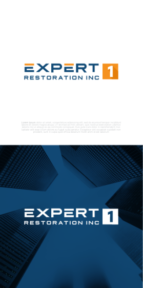 Logo Design Entry 2796115 submitted by awesome to the contest for Expert 1 Restoration Inc. run by Cman1