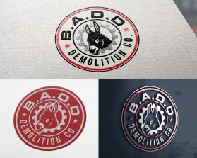 Logo Design entry 2798112 submitted by Armchtrm to the Logo Design for B.A.D.D Contracting & Demolition run by dcandelaria394