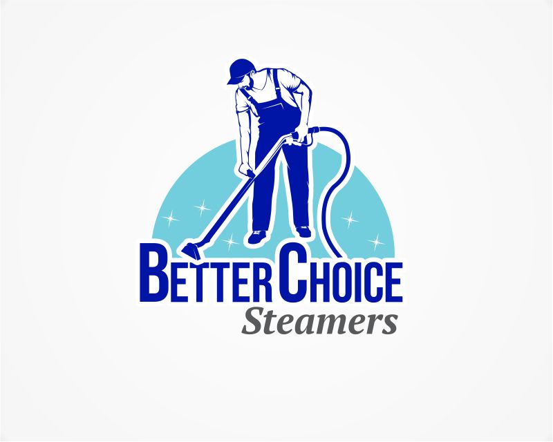 Man Cleaning Company Logo