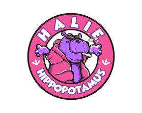Logo Design entry 2797966 submitted by alpha-dash to the Logo Design for Halie Hippopotamus run by keegs