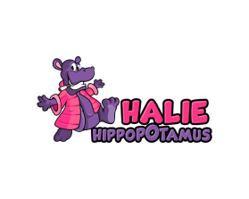 Logo Design Entry 2796892 submitted by Mozzarella to the contest for Halie Hippopotamus run by keegs