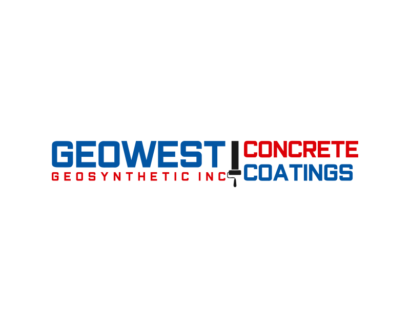 Logo Design entry 2806610 submitted by binbin design to the Logo Design for GeoWest Geosynthetic Inc. Concrete Coatings run by Jaro1234
