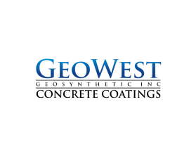 Logo Design Entry 2799908 submitted by Bismillah Win-Won to the contest for GeoWest Geosynthetic Inc. Concrete Coatings run by Jaro1234