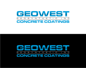Logo Design entry 2806610 submitted by gEt_wOrk to the Logo Design for GeoWest Geosynthetic Inc. Concrete Coatings run by Jaro1234