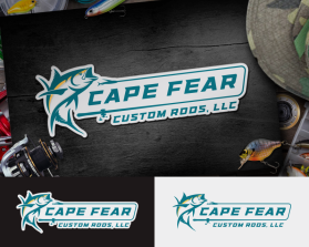 Logo Design entry 2800898 submitted by twdesignstudio to the Logo Design for Cape Fear Custom Rods, LLC run by JonesKim