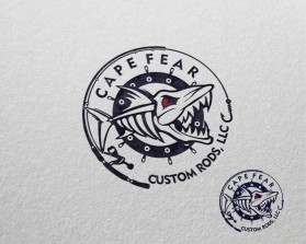 Logo Design Entry 2808907 submitted by mustafin to the contest for Cape Fear Custom Rods, LLC run by JonesKim