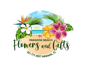 Logo Design entry 2802290 submitted by ENVIRON to the Logo Design for Paradise Beach Flowers and Gifts run by kennethsteidl