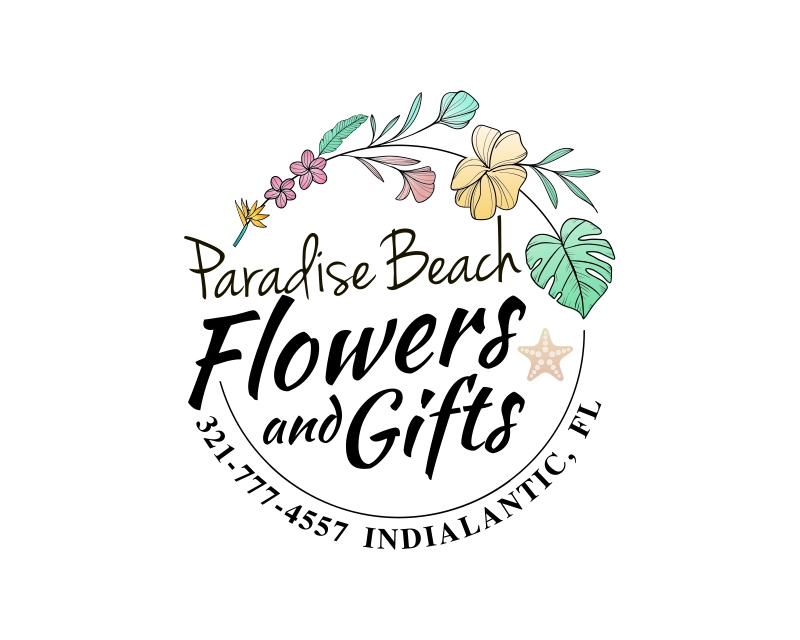 Logo Design entry 2805094 submitted by wellbeing to the Logo Design for Paradise Beach Flowers and Gifts run by kennethsteidl