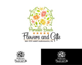 Logo Design Entry 2803383 submitted by jangAbayz to the contest for Paradise Beach Flowers and Gifts run by kennethsteidl