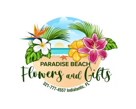 Logo Design entry 2802315 submitted by ENVIRON to the Logo Design for Paradise Beach Flowers and Gifts run by kennethsteidl