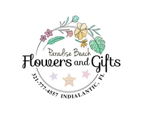 Logo Design entry 2802493 submitted by Armchtrm to the Logo Design for Paradise Beach Flowers and Gifts run by kennethsteidl