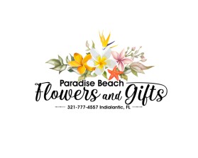 Logo Design entry 2802025 submitted by alpha-dash to the Logo Design for Paradise Beach Flowers and Gifts run by kennethsteidl