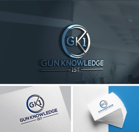 Logo Design Entry 2803018 submitted by LogoAmr to the contest for GK1 (Gun Knowledge 1st) run by les4metal