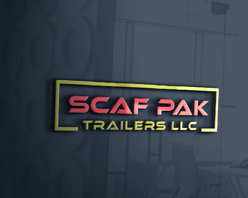 Logo Design entry 2807329 submitted by Ameer967 to the Logo Design for Scaf Pak Trailers LLC run by McDaid