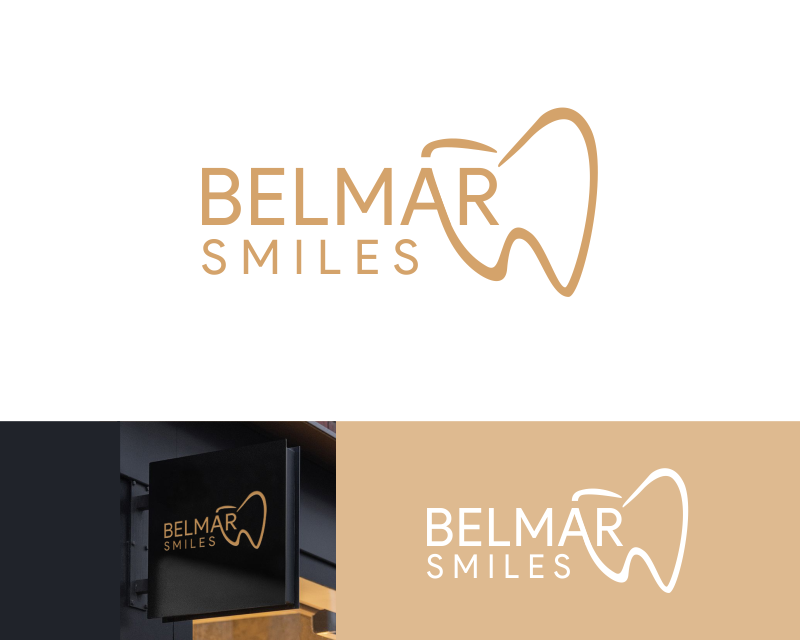 Logo Design entry 2807525 submitted by ej94 to the Logo Design for Belmar Smiles run by belmarsmiles