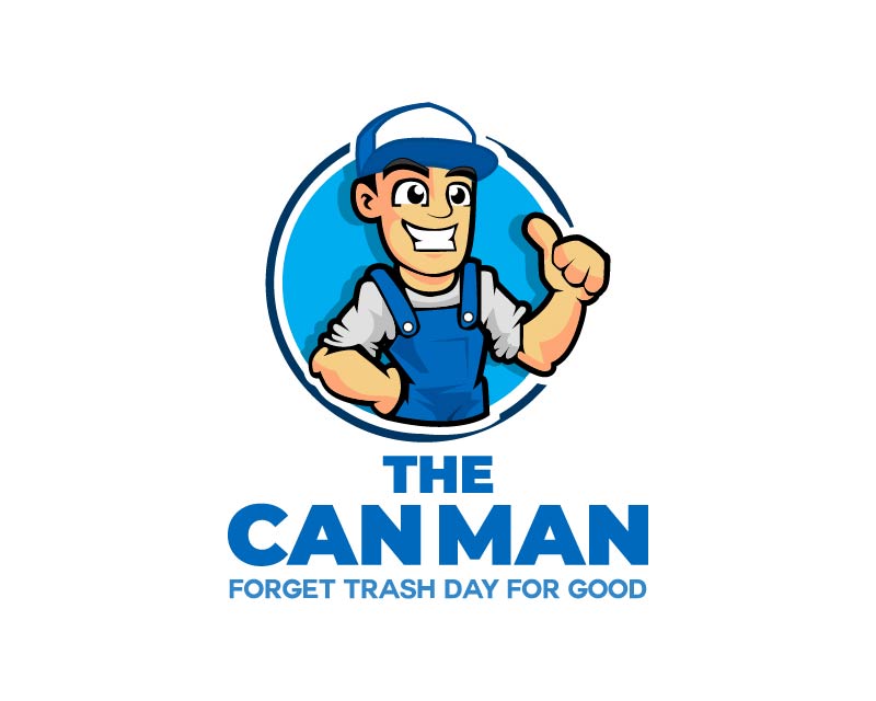 Man In Blue Uniform Logo