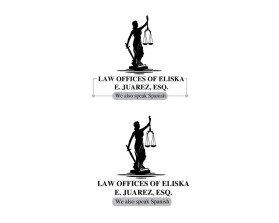 Logo Design Entry 2811559 submitted by kkray283 to the contest for Law Offices of Eliska E. Juarez, ESQ. run by ELISKAATTORNEYS