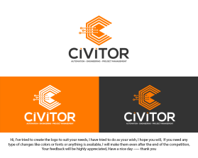 Logo Design Entry 2818191 submitted by ENVIRON to the contest for Civitor run by anttis