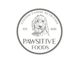 Another design by Husn Art submitted to the Logo Design for Pawsitive Foods by pawsitivefoods