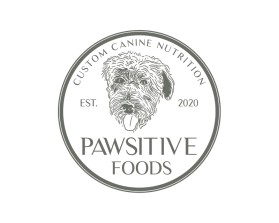 Another design by Husn Art submitted to the Logo Design for Pawsitive Foods by pawsitivefoods