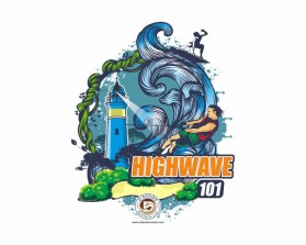 Graphic Design entry 2813910 submitted by alpha-dash to the Graphic Design for Highwave 101 run by seagypsyrentals@gmail.com