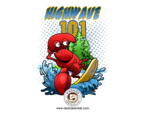 Graphic Design entry 2815003 submitted by Jheebsyn  to the Graphic Design for Highwave 101 run by seagypsyrentals@gmail.com