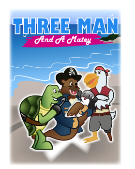 Graphic Design entry 2816326 submitted by Jagad Langitan to the Graphic Design for Three Men and a Matey run by seagypsyrentals@gmail.com