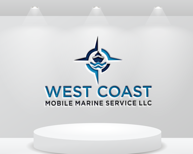 Logo Design entry 2817925 submitted by kipli to the Logo Design for West coast Mobile Marine Service LLC run by Julieb8760